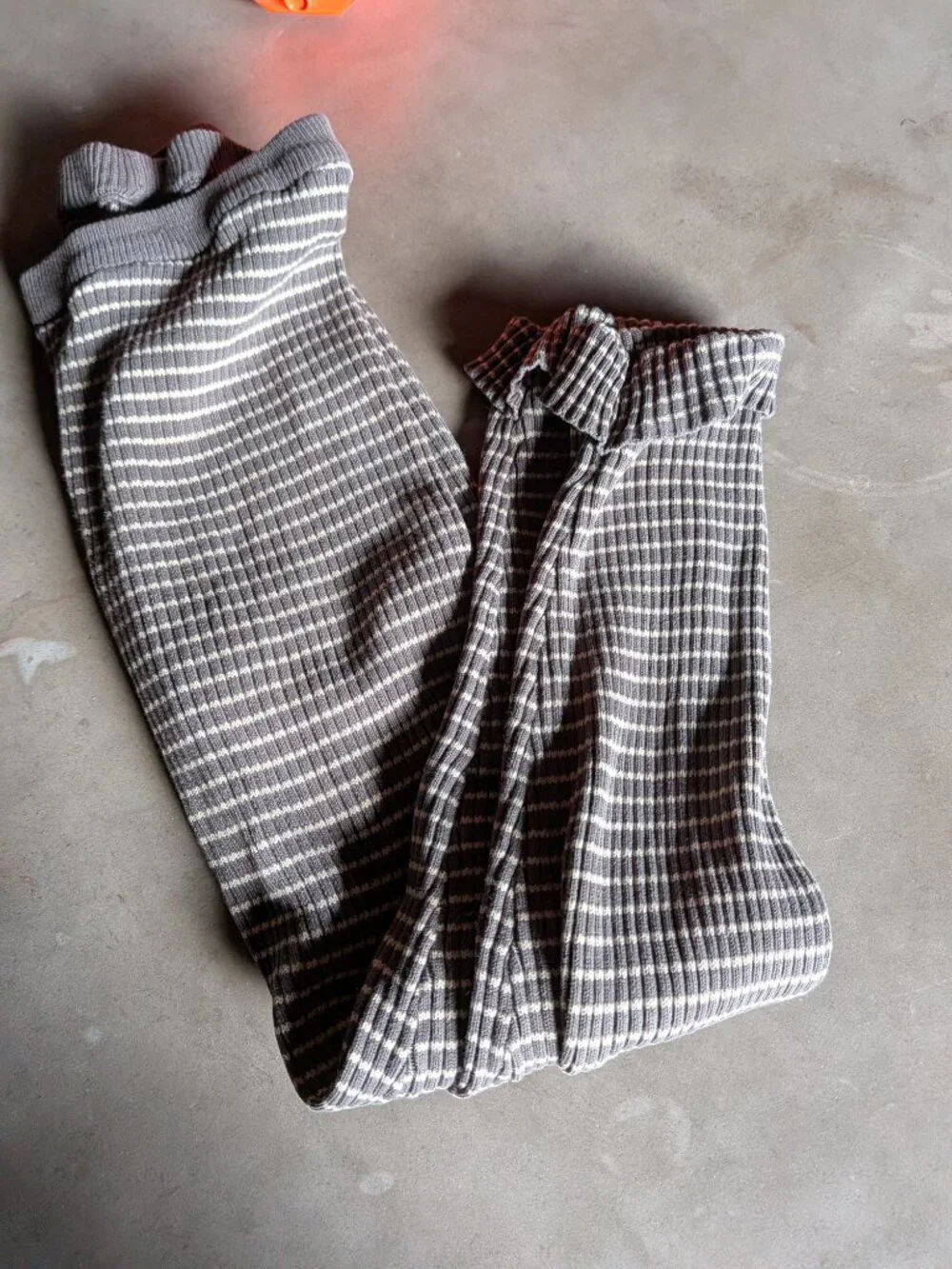 Konges Sløjd Meo Knit Pants - Magnet Houndstooth (Size 7-8Y)